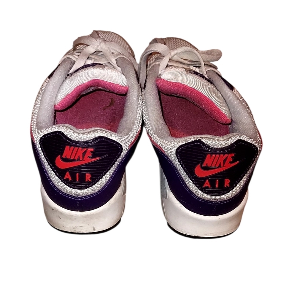 Nike White Pink Purple Air Max Sneakers - Picture 3 of 7